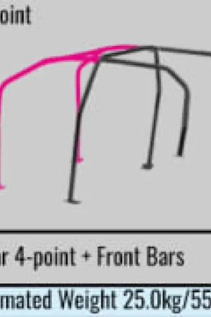 Cusco SFTY21 4/5-Pssgr 6-PT BLK DASH-THROUGH Roll Cage Subaru STi GVB 11-14 (S/O/No Cancel) Bargain