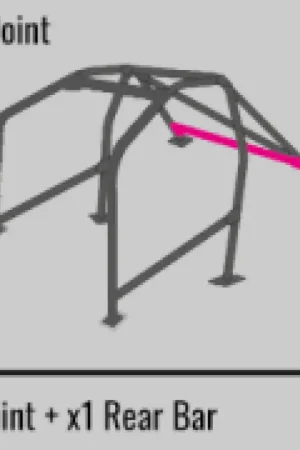 Cusco SFTY21 2-Passenger 10-Point BLK DASH-THROUGH Roll Cage Subaru STi GRB 08-14 (S/O/No Cancel) In Demand