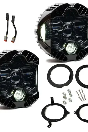 Baja Designs 18-25 Jeep Wrangler JL / 20-25 Gladiator JT DOT LP6 LED Headlight Kit - Clear/White Seasonal Sale