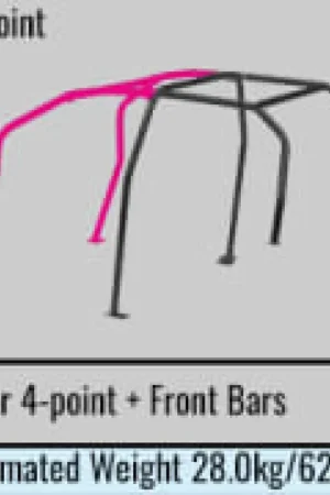 Cusco SFTY21 4/5-Passenger 7-Point BLK DASH-THROUGH Roll Cage Subaru STi GRB 08-14 (S/O/No Cancel) Bargain