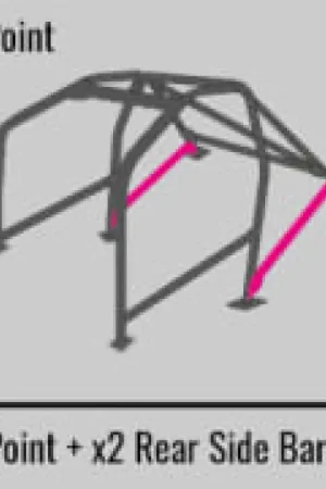 Cusco SFTY21 2-Passenger 12-Point BLK DASH-THROUGH Roll Cage Subaru STi GRB 08-14 (S/O/No Cancel) Original