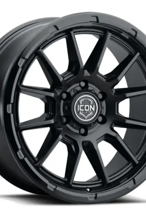 ICON Alloys Cajon 20x9 / 6x135 / 16mm / 5.625in BS Double Black Wheel Time-Limited