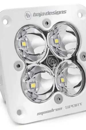 Budget Baja Designs Squadron Sport Work/Scene Pattern White Flush Mount LED Light Pod - Clear