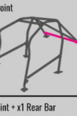 Popular Cusco Safety 21 2-Passenger 10-Point Front a Rear BLK Roll Cage 02-06 Acura RSX/DC5 (S/O/No Cancel)