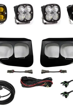 Baja Designs Ford Super Duty (20-On) Fog Lights Dual FPK Amber SAE/Sport DC Baja Designs Free Shipping