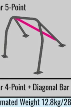 Special Discount Cusco D1 Chromoly Blue 5-Point (No Front Bars) Roll Cage 90-97 Mazda Miata (NA) (S/O/No Cancel)