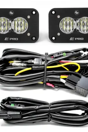 Baja Designs S2 Pro Wide Cornering Pair Flush Mount LED Light Pod Kit Best Seller