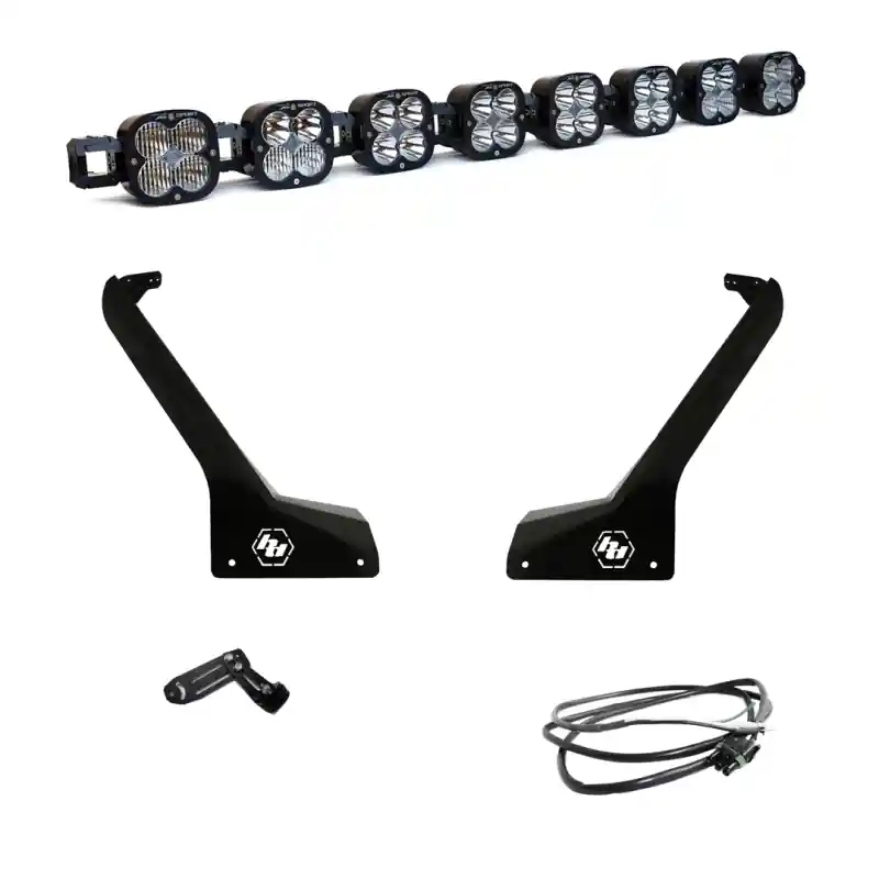 Next Day Delivery Baja Designs Jeep JL/JT Roof Bar LED Light Kit 8 XL Linkable w/ Upfitter