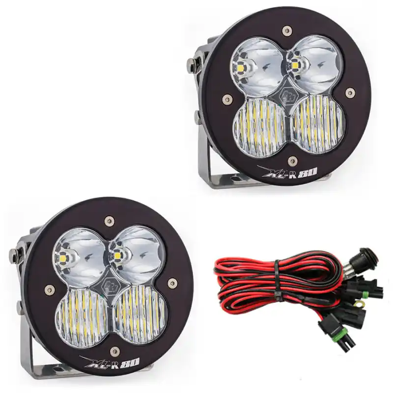 Baja Designs XL R 80 Series Driving Combo Pattern Pair LED Light Pods Viral