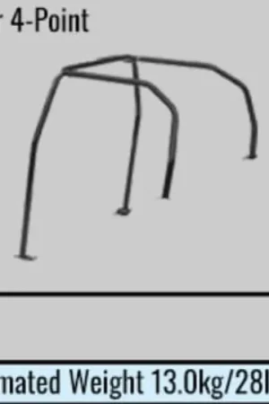 Cheap Cusco Roll Cage 4pt Sfty21 Steel Non Sunroof 4 passenger Toyota SXE10 IS300 (S/O / No Cancel)