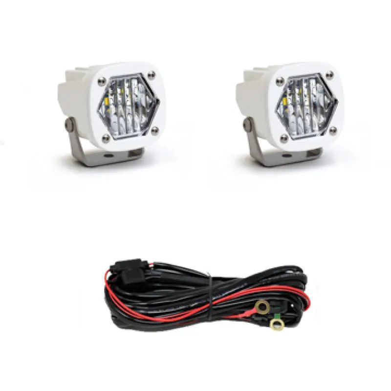 Baja Designs LED Light Pod S1 Wide Cornering White Pair Same Day Shipping