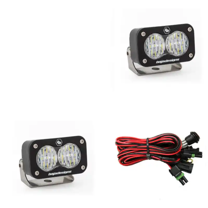 Limited Offer Baja Designs S2 Sport Wide Cornering Pattern Pair LED Work Light - Clear