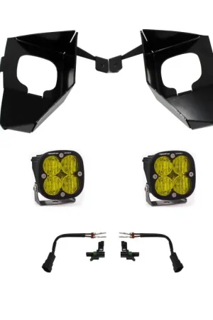 Baja Designs 16-18 Silverado Squadron Sport Fog Pocket Kit W/C - Amber Editor’s Pick