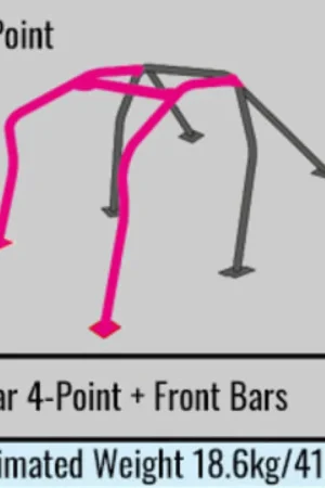 Reduced Price Cusco Roll Cage 6 Points w/ Harness Bar 2016+ Mazda Miata (ND5RC) - Chromoly (S/O / No Cancel)