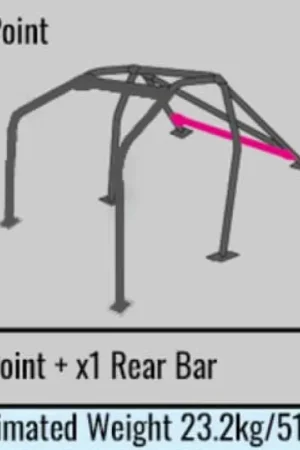 Cusco Roll Cage 8 points Dash Through Chromoly 4 Passenger CT9A Evo 9 (S/O / No Cancel) Exclusive Offer