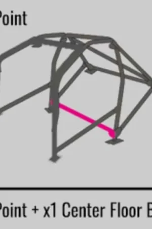 Cusco Safety 21 2-Passenger 13-Point BLK DASH-THROUGH Roll Cage CT9A Evo 7 (S/O/No Cancel) Crafted