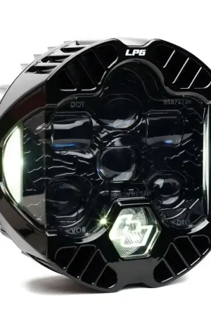 No Minimum Order Baja Designs DOT LP6 LED Auxiliary Light Pod (Clear DRL) - Single