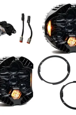 Baja Designs 07-18 Jeep Wrangler JK DOT LP6 LED Headlight Kit (For LED Headlights)- Amber Cheap