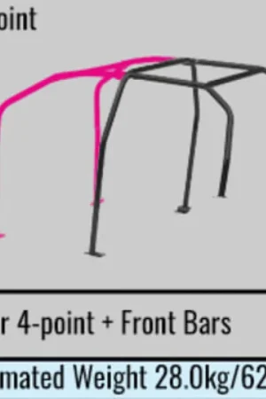 One Day Deal Cusco Steel Roll Cage 7-Point 4/5-Passenger Through Dash Mitsubishi Evo 10 CZ4A (S/O / No Cancel)