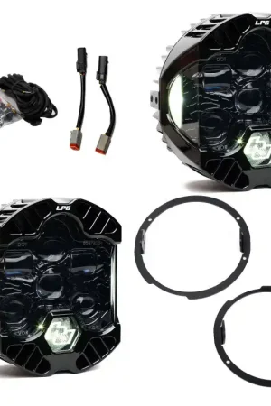 Baja Designs 07-18 Jeep Wrangler JK DOT LP6 LED Headlight Kit (For LED Headlights) - Clear/White One Day Deal