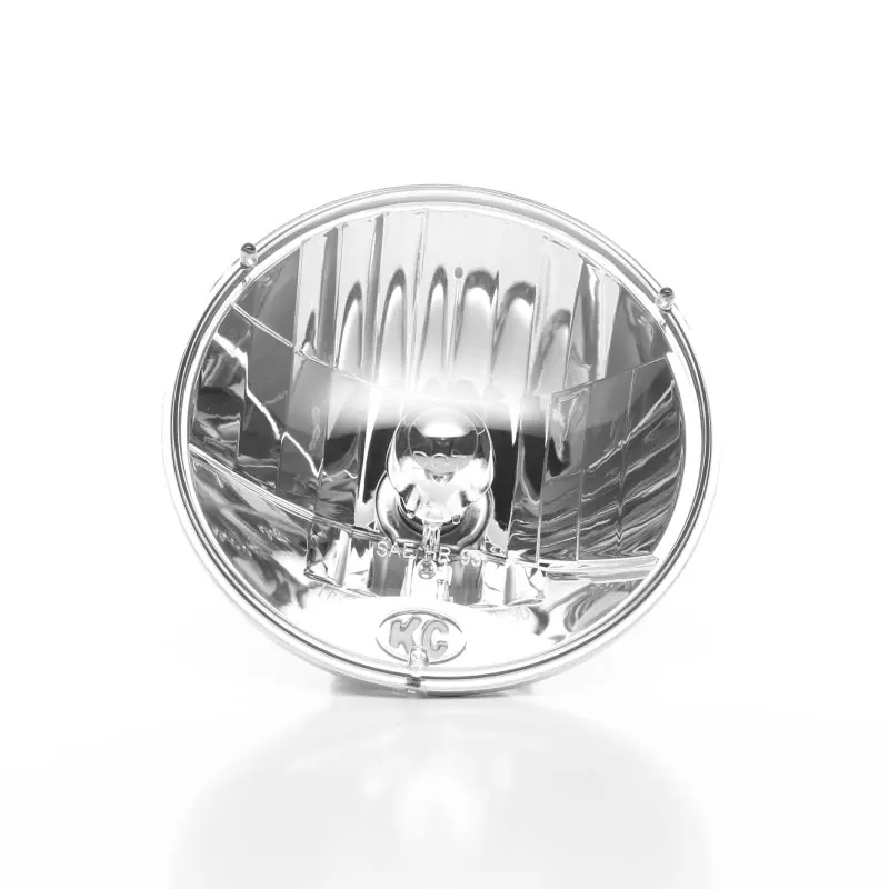 KC HiLiTES Universal/97-06 Jeep TJ 7in. Halogen H4 DOT Approved Headlight 55/60w Lexan (Single) New Arrival