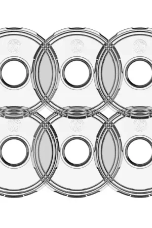 Direct From Factory KC HiLiTES Cyclone V2 LED - Replacement Lens - Clear - 6-PK