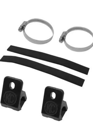 Money Back Guarantee KC HiLiTES Universal 40 Deg. A-Pillar Tube Clamp Light Mount (1.5-2in. Diameter Bars) - Pair