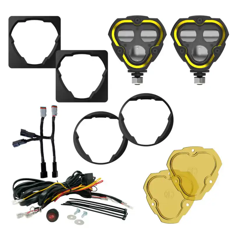 Editor’s Pick KC HiLiTES FLEX ERA 3 Dual Mode SAE Fog Lights - 2-Light Master Kit for Toyota Aftermarket Bumper