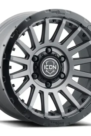 ICON Recon Pro 17x8.5 6 x 135 6mm Offset 5in BS 87.1mm Bore Charcoal Wheel Best Seller