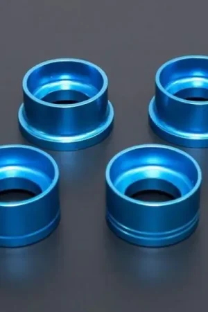 Limited Time Cusco Rear Cross Member Rigid Mount Collar Set Billet Alum 2021+ Toyota GR Yaris 1.6L AWD - Blue