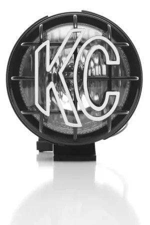 KC HiLiTES Apollo Pro 5in. Halogen Light 55w Spread Beam (Single) - Black Luxury