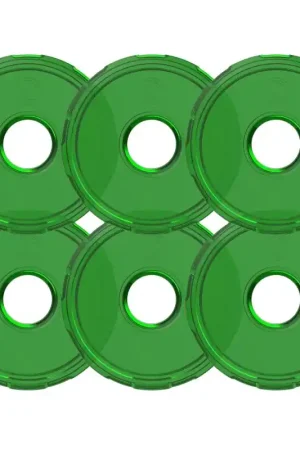 Editor’s Pick KC HiLiTES Cyclone V2 LED - Replacement Lens - Green - 6-PK