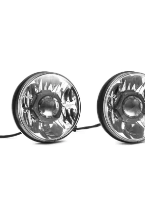 Limited Offer KC HiLiTES 18-20 Jeep JL/JT 7in. Gravity LED Pro DOT Approved Replac. Headlight (Pair Pack Sys)