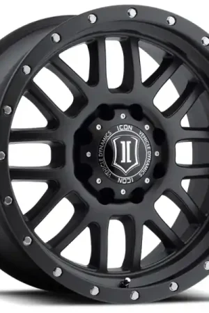 Premium ICON Alpha 20x9 5x150 16mm Offset 5.625in BS 110.1mm Bore Satin Black Wheel