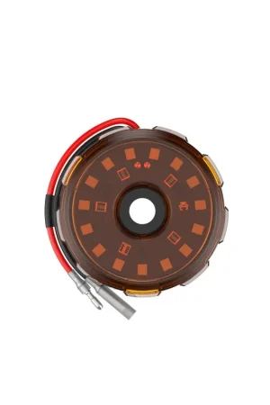 Clearance KC HiLiTES Cyclone V2 2.2in. LED Accessory Light 5w Flood Beam (Single) - Amber Lens