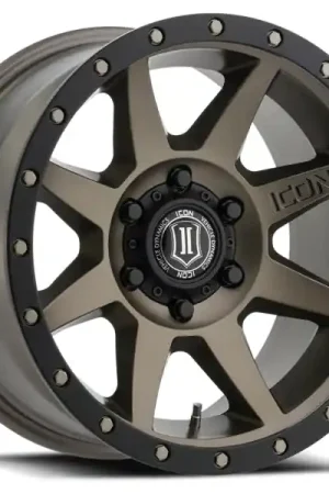 ICON Rebound 17x8.5 5x150 25mm Offset 5.75in BS 110.1mm Bore Bronze Wheel In Demand
