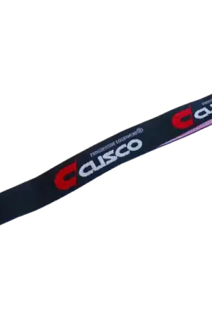 One Day Deal Cusco Keychain with Ring - Black Strap with Cusco Logo