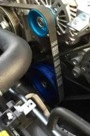 Cusco Subaru STI EJ20 / EJ25 Light Weight Aluminum Pulley Set - Blue Super Sale