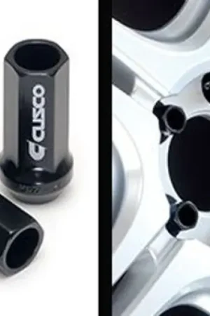 Weekend Sale Cusco Universal Wheel Lug Nut Set M12 x P1.5mm - Black (20pcs)