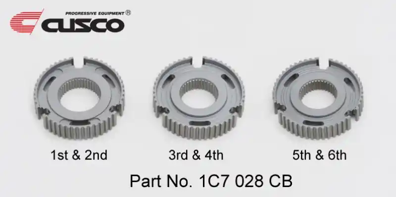 Trusted Brand Cusco 23+ Toyota GR Corolla/22+ Toyota GR Yaris Reinforced Transmission Clutch Sync. Hub Set
