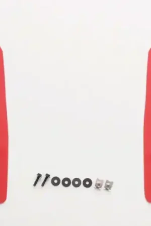 Grab Now Cusco 2023+ Honda Civic Type-R (FL5) EVA Bolt-On Red Mud Flap (Set of 2) - Front Only