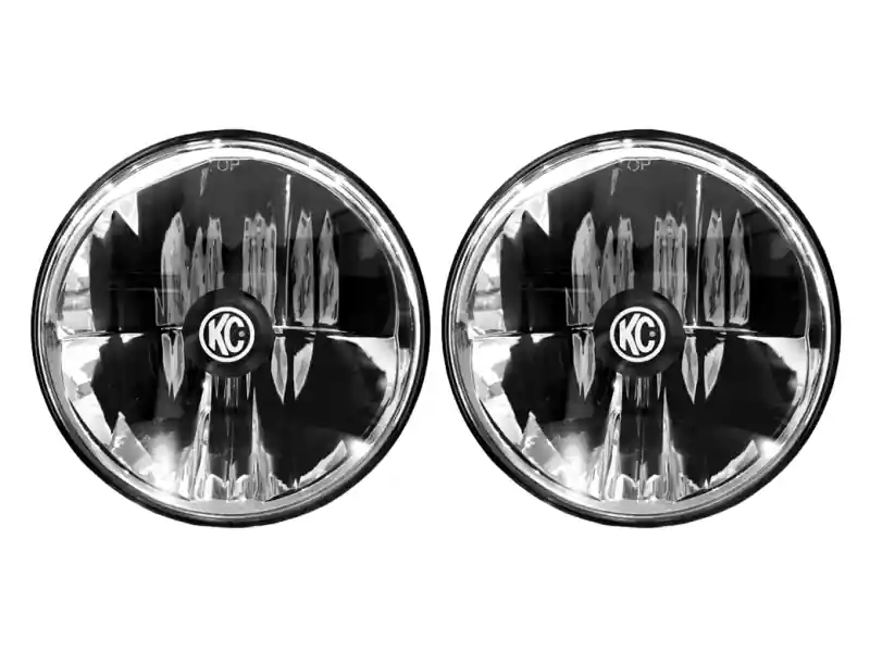 Top Rated KC HiLiTES 07-18 Jeep JK (Not for Rubicon/Sahara) 7in. Gravity LED DOT Headlight (Pair Pack System)