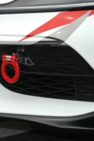 Buy Today Cusco Folding Front Tow Hook 2020+ Toyota Supra (A90) 3.0L Turbo - Red