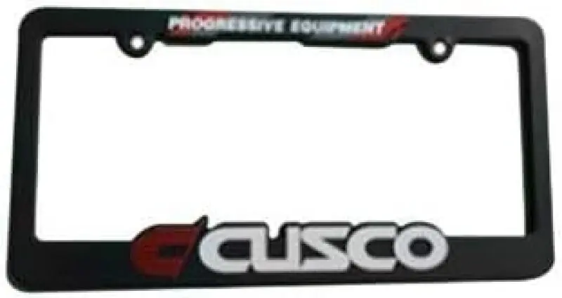Original Cusco License Plate Frame Black Usdm Spec Limited
