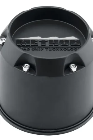 Method Cap T080 - 130.8mm - Black - 2 Piece - Push Thru Fast Shipping