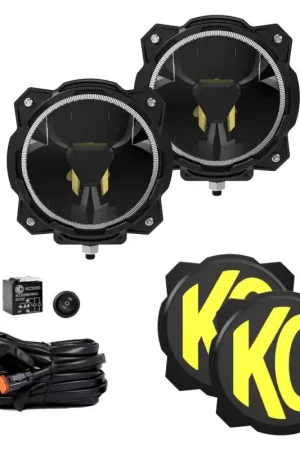 KC HiLiTES Gravity Titan LED 6in. - Pair Pack (Spot Beam) Weekend Sale