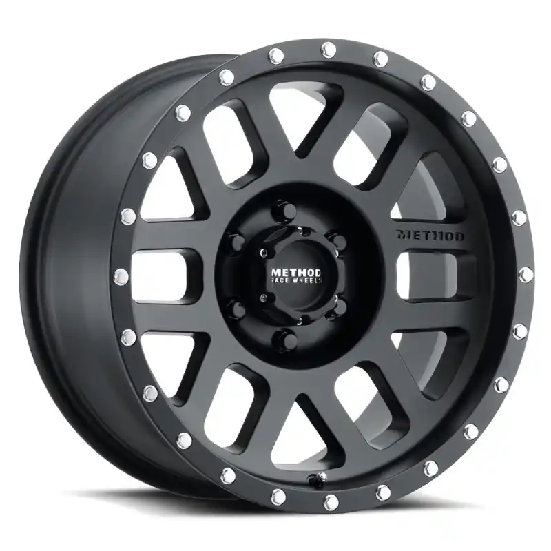 Method MR306 Mesh 17x8.5 0mm Offset 6x135 94mm CB Matte Black Wheel Discount