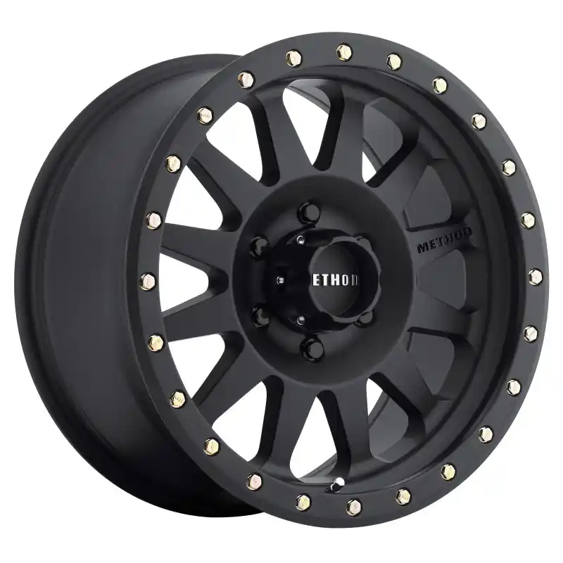 Method MR304 Double Standard 15x10 -50mm Offset 6x5.5 108mm CB Matte Black Wheel Limited Offer