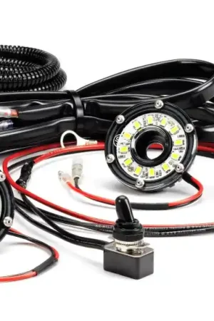 Editor’s Pick KC HiLiTES Cyclone 2in. LED Universal Under Hood Lighting Kit (Incl. 2 Cyclone Lights/Switch/Wiring)