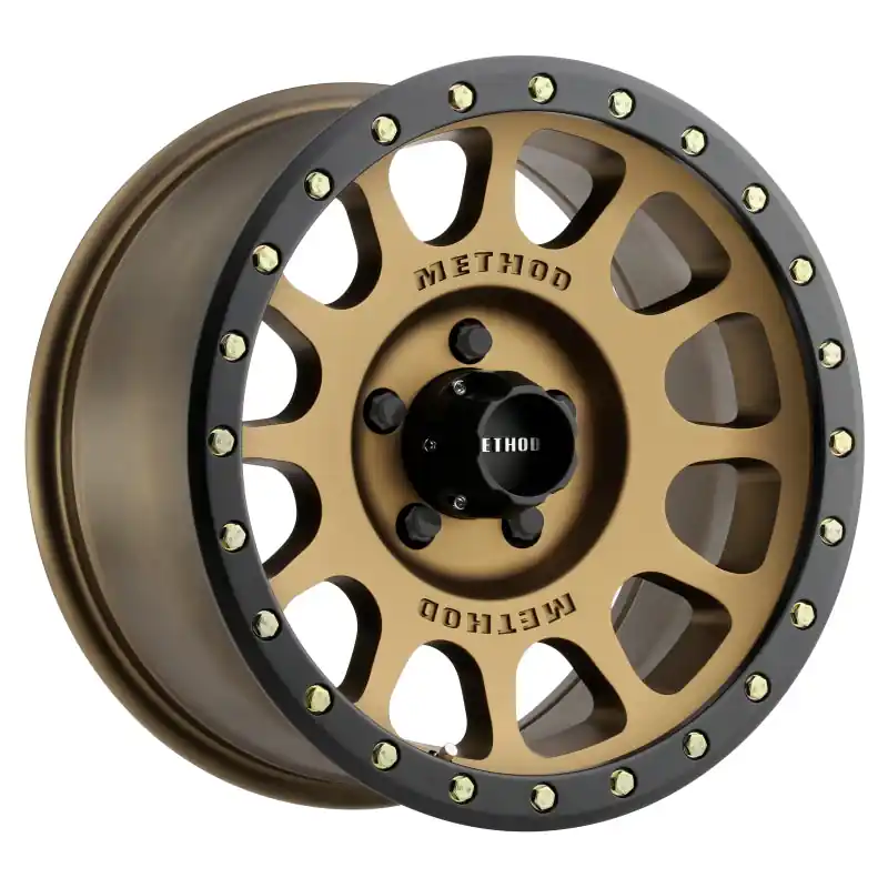Holiday Sale Method MR305 NV 17x8.5 0mm Offset 5x5 94mm CB Method Bronze/Black Street Loc Wheel